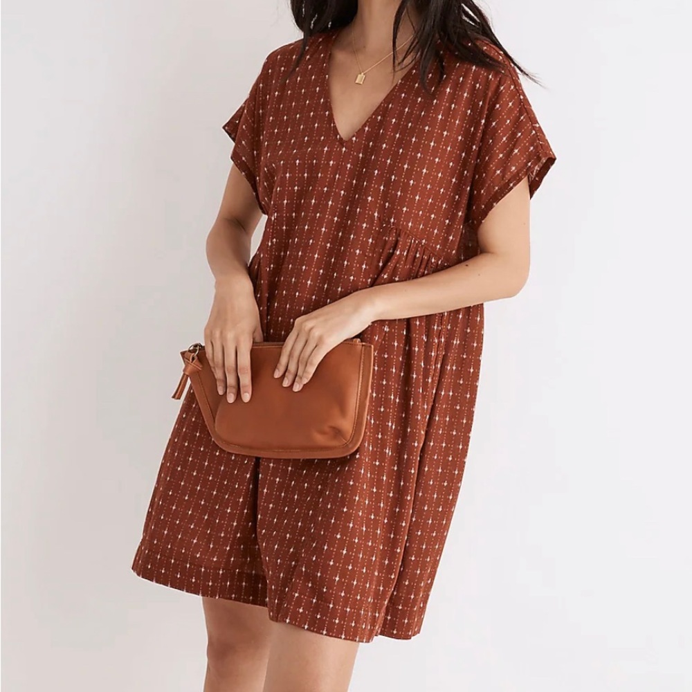 Madewell Jianna Jacquard Dolman Sleeve Minidress - Picture 3 of 7